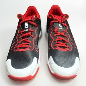 Nike Fly .By Mid 3 Black Red White Basketball Shoes Mens Sz 10.5